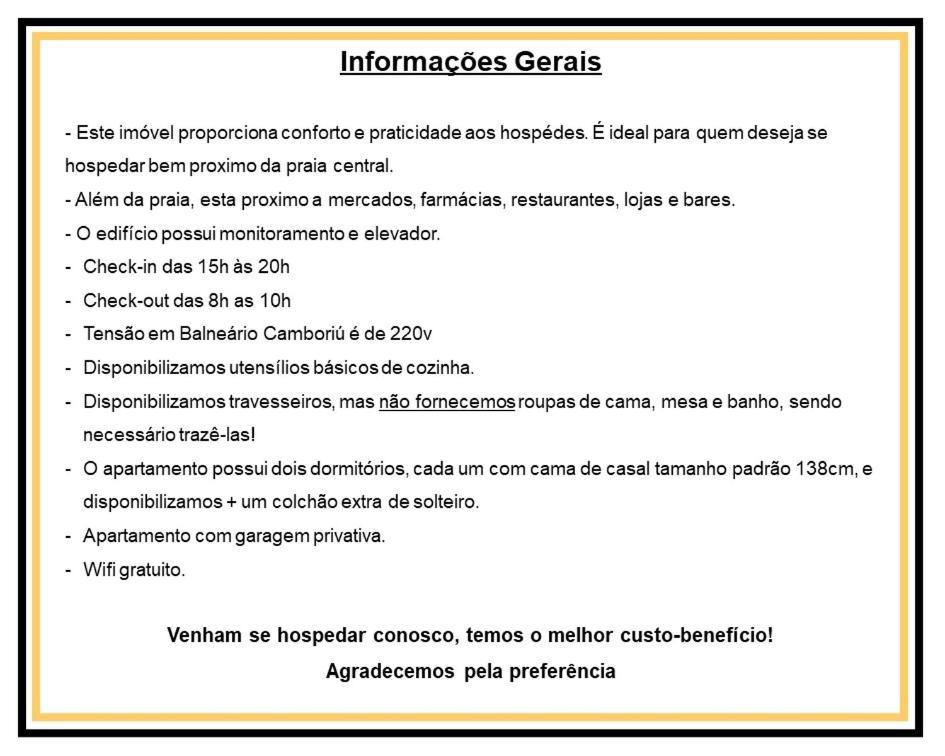 Agradavel Apto De 2 Quartos, 2 Banheiros, Sacada Com Churrasqueira, Garagem Privativa Em Apartment Balneario Camboriu